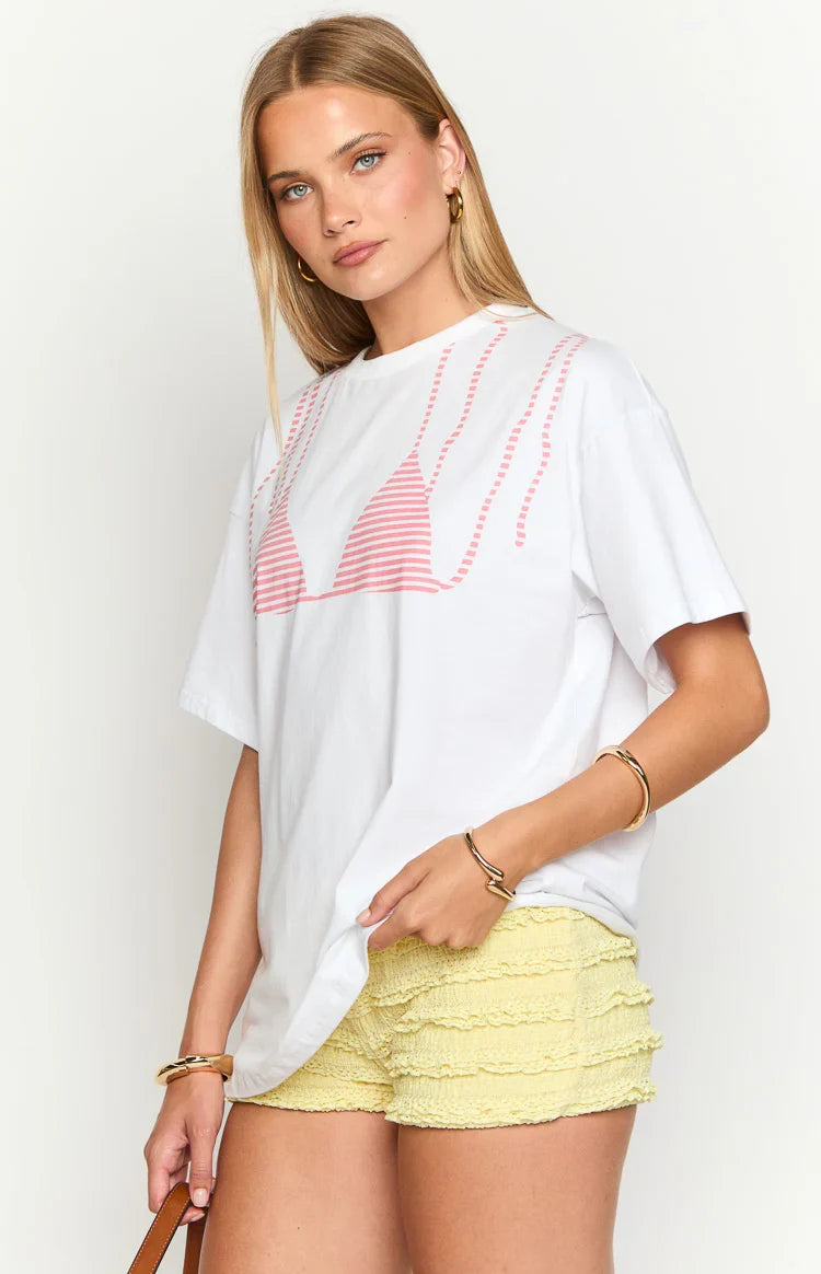 Bikini Bliss White Tee
